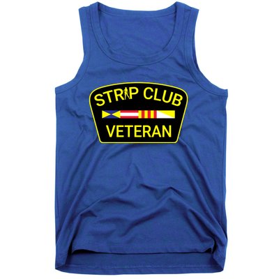 Funny Strip Club Veteran Tank Top