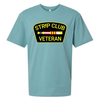 Funny Strip Club Veteran Sueded Cloud Jersey T-Shirt