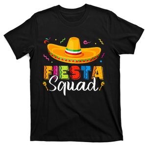 Fiesta Squad Cinco De Mayo Mexican Party Family Group Fiesta T-Shirt