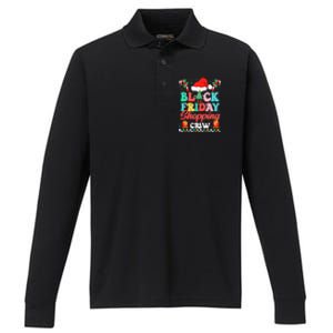 Friday Shopping Crew Christmas Lights Black Shopping Family Performance Long Sleeve Polo