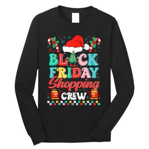 Friday Shopping Crew Christmas Lights Black Shopping Family Long Sleeve Shirt