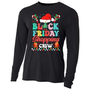 Friday Shopping Crew Christmas Lights Black Shopping Family Cooling Performance Long Sleeve Crew