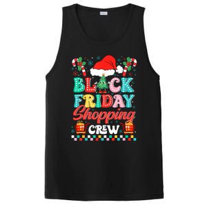 Friday Shopping Crew Christmas Lights Black Shopping Family PosiCharge Competitor Tank