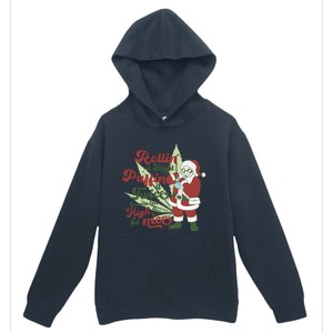 Funny Santa Claus Smoking Weed Marijuana 420 Christmas Urban Pullover Hoodie