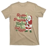 Funny Santa Claus Smoking Weed Marijuana 420 Christmas T-Shirt