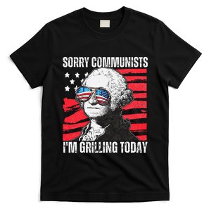 Funny Sorry Communists IM Grilling Today 2024 T-Shirt