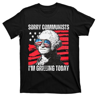 Funny Sorry Communists IM Grilling Today 2024 T-Shirt