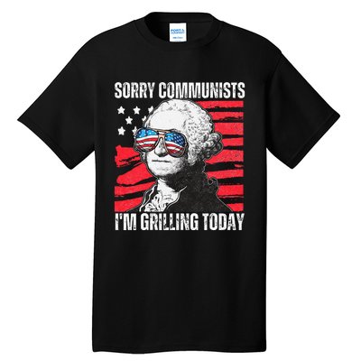 Funny Sorry Communists IM Grilling Today 2024 Tall T-Shirt