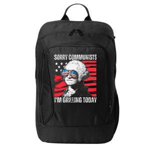 Funny Sorry Communists IM Grilling Today 2024 City Backpack