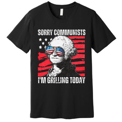 Funny Sorry Communists IM Grilling Today 2024 Premium T-Shirt