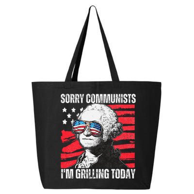 Funny Sorry Communists IM Grilling Today 2024 25L Jumbo Tote