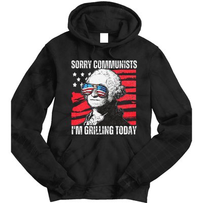 Funny Sorry Communists IM Grilling Today 2024 Tie Dye Hoodie