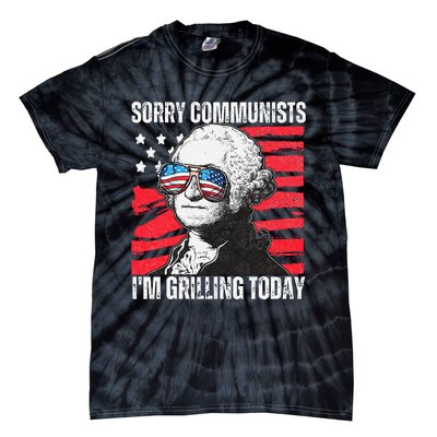 Funny Sorry Communists IM Grilling Today 2024 Tie-Dye T-Shirt