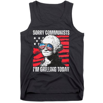 Funny Sorry Communists IM Grilling Today 2024 Tank Top