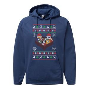 Funny Santa Claus Ball Pool Player Ugly Christmas Billiards Gift Performance Fleece Hoodie