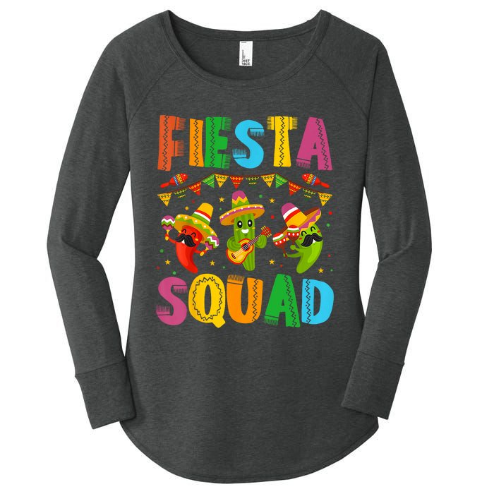 Fiesta Squad Cinco De Mayo Women's Perfect Tri Tunic Long Sleeve Shirt