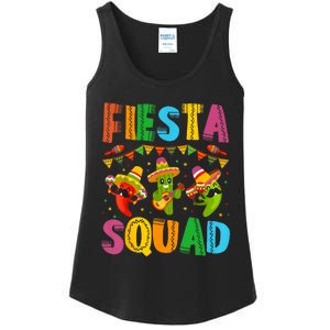 Fiesta Squad Cinco De Mayo Ladies Essential Tank