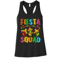 Fiesta Squad Cinco De Mayo Women's Racerback Tank