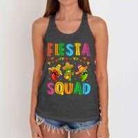 Fiesta Squad Cinco De Mayo Women's Knotted Racerback Tank