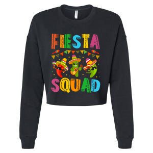 Fiesta Squad Cinco De Mayo Cropped Pullover Crew