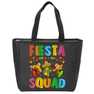 Fiesta Squad Cinco De Mayo Zip Tote Bag