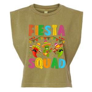 Fiesta Squad Cinco De Mayo Garment-Dyed Women's Muscle Tee