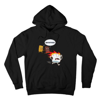 Funnys Smores Camping Roasting Outdoor Women Hoodie