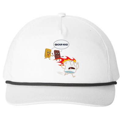 Funnys Smores Camping Roasting Outdoor Women Snapback Five-Panel Rope Hat