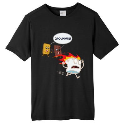 Funnys Smores Camping Roasting Outdoor Women Tall Fusion ChromaSoft Performance T-Shirt