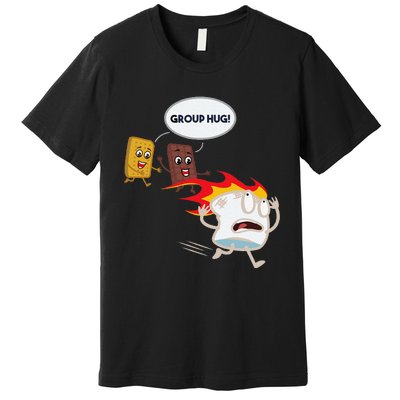 Funnys Smores Camping Roasting Outdoor Women Premium T-Shirt