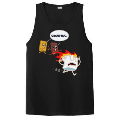 Funnys Smores Camping Roasting Outdoor Women PosiCharge Competitor Tank