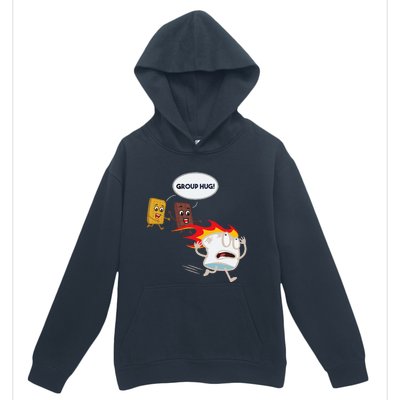 Funnys Smores Camping Roasting Outdoor Women Urban Pullover Hoodie