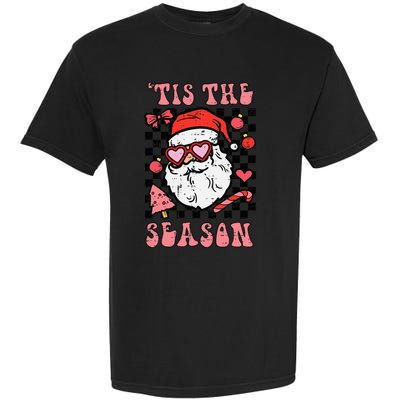 Festive Santa Claus Holiday Season Festivities Garment-Dyed Heavyweight T-Shirt