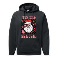 Festive Santa Claus Holiday Season Festivities Performance Fleece Hoodie