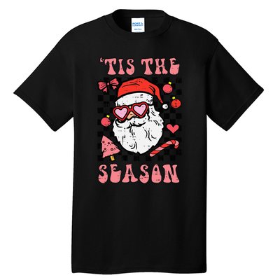 Festive Santa Claus Holiday Season Festivities Tall T-Shirt