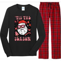 Festive Santa Claus Holiday Season Festivities Long Sleeve Pajama Set