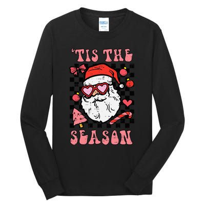 Festive Santa Claus Holiday Season Festivities Tall Long Sleeve T-Shirt