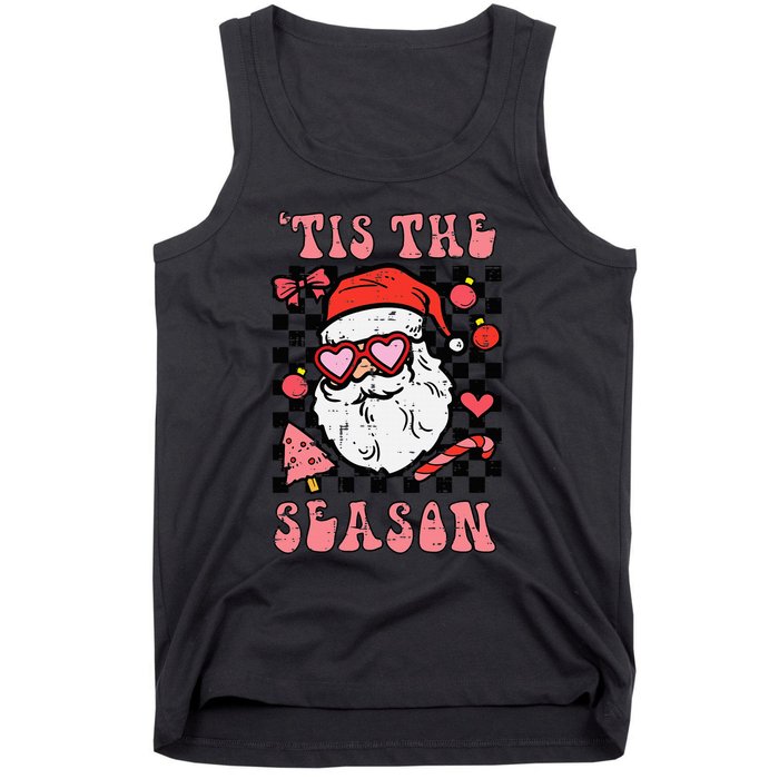 Festive Santa Claus Holiday Season Festivities Tank Top