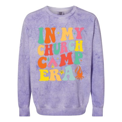 Funny Summer Camping Colorblast Crewneck Sweatshirt