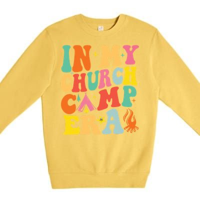 Funny Summer Camping Premium Crewneck Sweatshirt