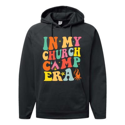 Funny Summer Camping Performance Fleece Hoodie