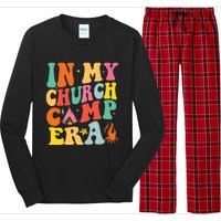 Funny Summer Camping Long Sleeve Pajama Set