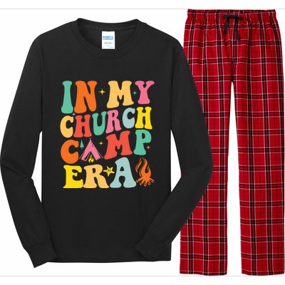 Funny Summer Camping Long Sleeve Pajama Set