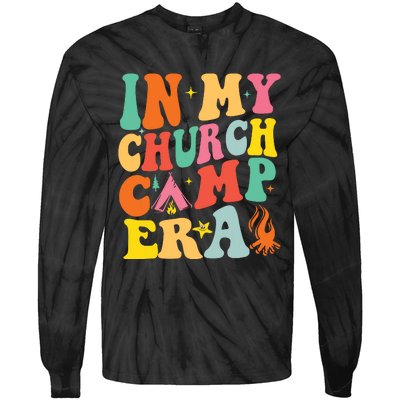 Funny Summer Camping Tie-Dye Long Sleeve Shirt