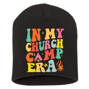 Funny Summer Camping Short Acrylic Beanie