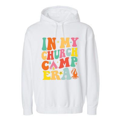 Funny Summer Camping Garment-Dyed Fleece Hoodie