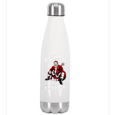 Funny Santa Christmas Big Nick Energy Gift Stainless Steel Insulated Water Bottle