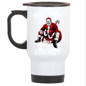 Funny Santa Christmas Big Nick Energy Gift Stainless Steel Travel Mug