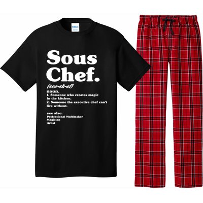 Funny Sous Chef Definition Gift Pajama Set