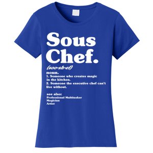 Funny Sous Chef Definition Gift Women's T-Shirt